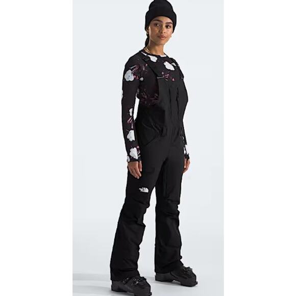 The North Face Freedom Ski Bib in Black Women's Sz. M - Picture 1 of 8